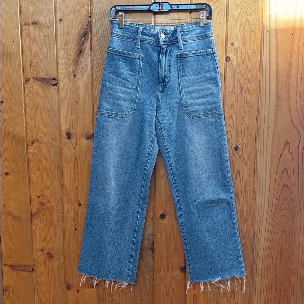 Women's High Waisted Blue Jeans